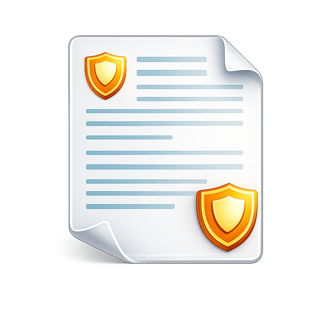 Defence document icon