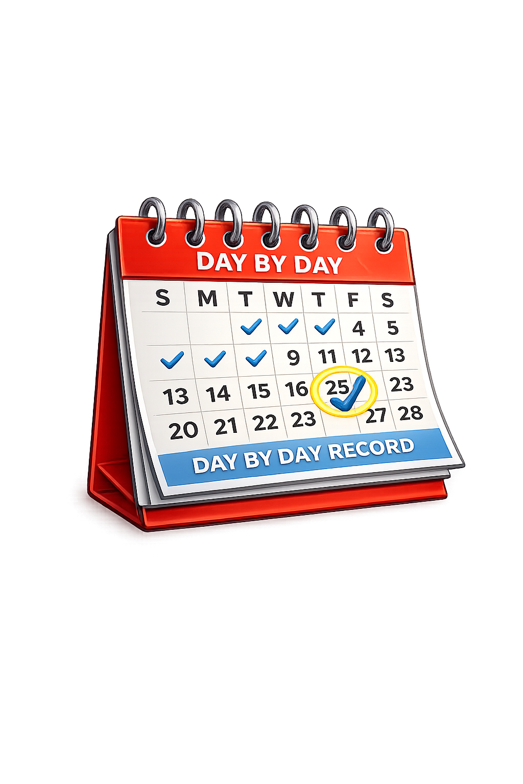 Day-by-day record icon